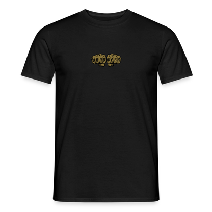 Unisex T-Shirt von Spreadconnect mit Nostalgie-Design, zeigt ein Männer T-Shirt mit grafischem Druck in lebendigen Farben.
