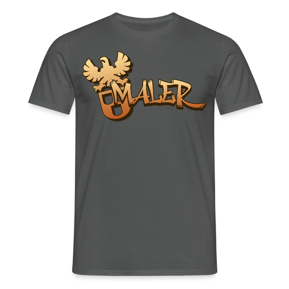 Unisex T-Shirt "Maler" Anthrazit Männer T-Shirt