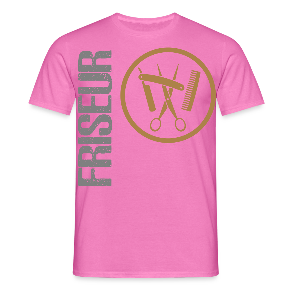 Unisex T-Shirt "Friseur" Pink Männer T-Shirt