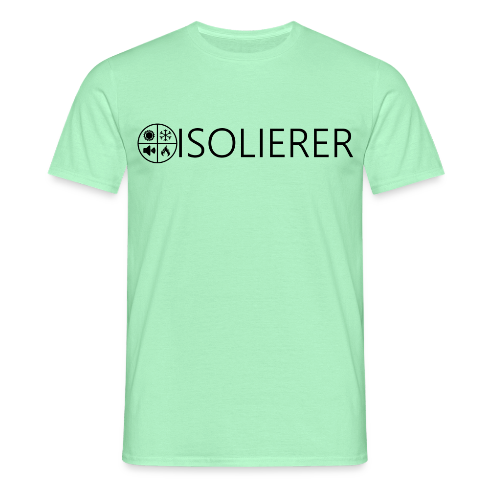 Unisex T-Shirt "Isolierer" Mintgrün Männer T-Shirt
