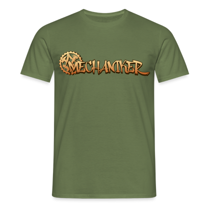 Unisex T-Shirt "Mechaniker" Militärgrün Männer T-Shirt