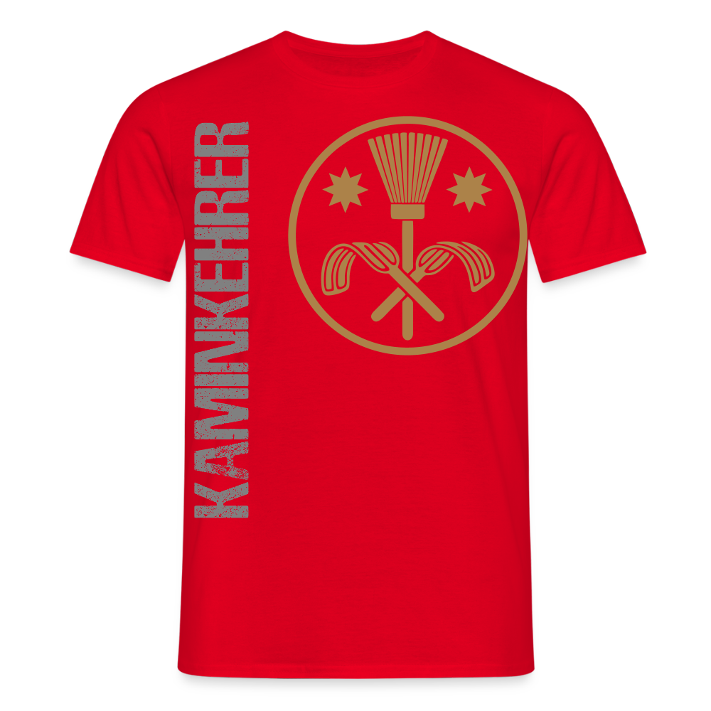 Unisex T-Shirt "Kaminkehrer" Rot Männer T-Shirt