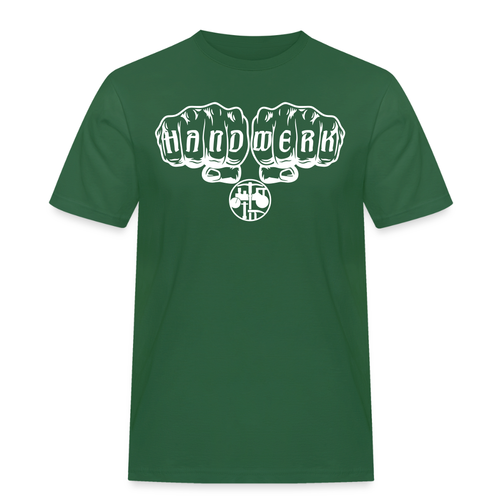 Männer Workwear T-Shirt "Strassenbauer" Flaschengrün Männer Workwear T-Shirt