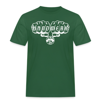 Männer Workwear T-Shirt "Strassenbauer" Flaschengrün Männer Workwear T-Shirt