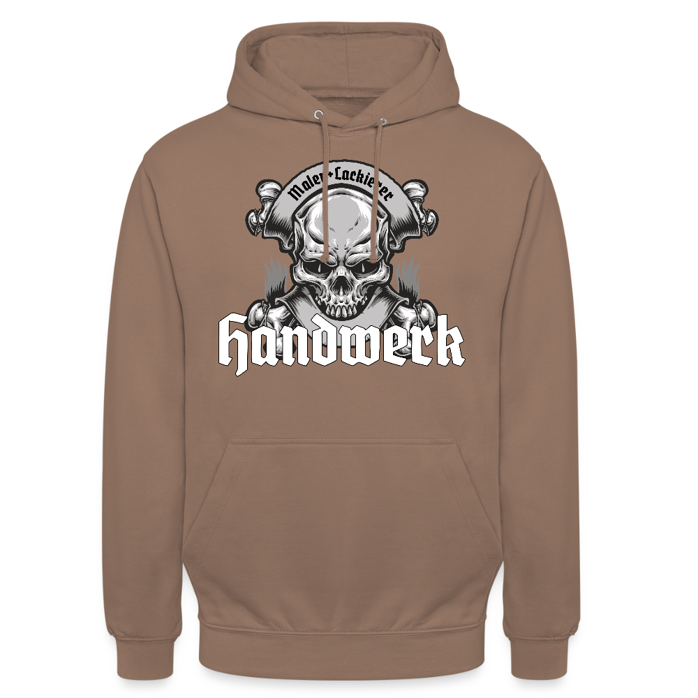 Unisex Hoodie "Skull-Maler/Lackierer" Mokka Unisex Hoodie
