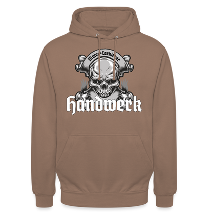 Unisex Hoodie "Skull-Maler/Lackierer" Mokka Unisex Hoodie