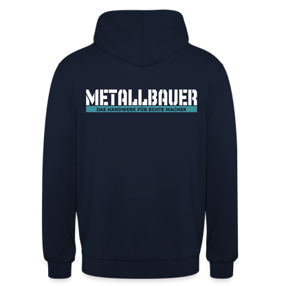 Unisex Hoodie HW-300 | MACHER "Metallbauer" Navy Unisex Hoodie {{ color }}