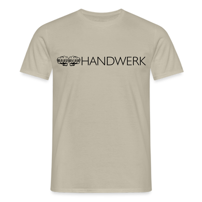 Unisex T-Shirt "Handwerk" Sandbeige Männer T-Shirt