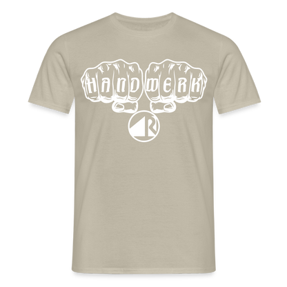 Unisex T-Shirt "Raumausstatter" Sandbeige Männer T-Shirt