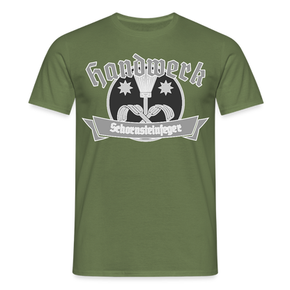 Unisex T-Shirt "Schornsteinfeger" Militärgrün Männer T-Shirt