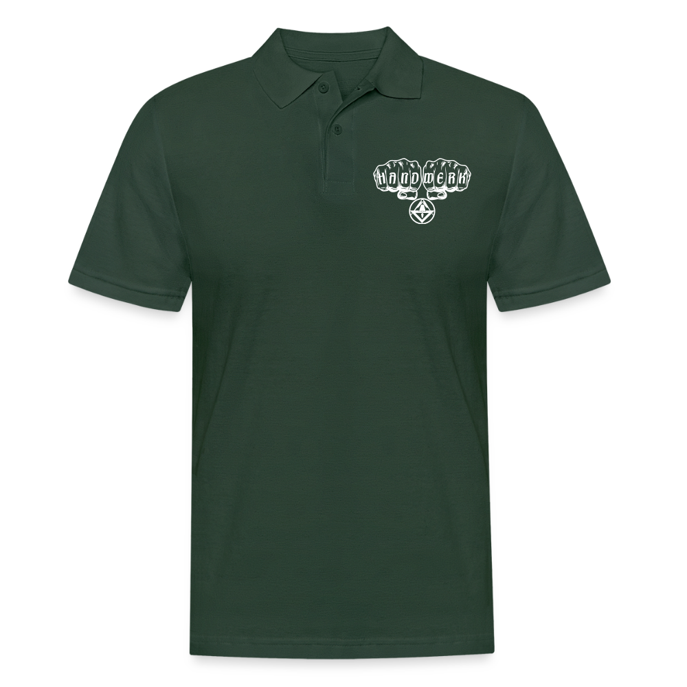 Männer Poloshirt "Stuckateur" Tannengrün Männer Poloshirt
