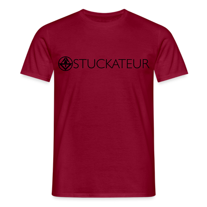 Unisex T-Shirt "Stuckateur" Ziegelrot Männer T-Shirt