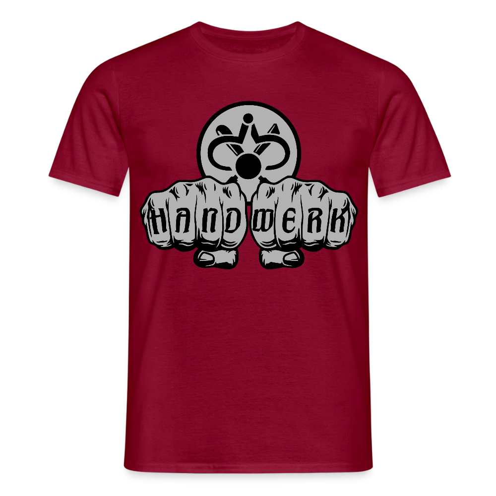 Unisex T-Shirt "Drechsler" Ziegelrot Männer T-Shirt