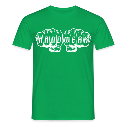 Unisex T-Shirt "Handwerk" Kelly Green Männer T-Shirt