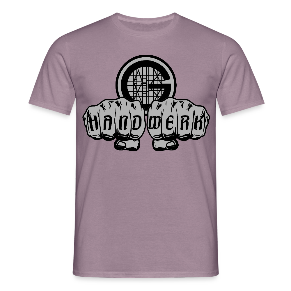 Unisex T-Shirt "Gerüstbauer" Lilagrau Männer T-Shirt