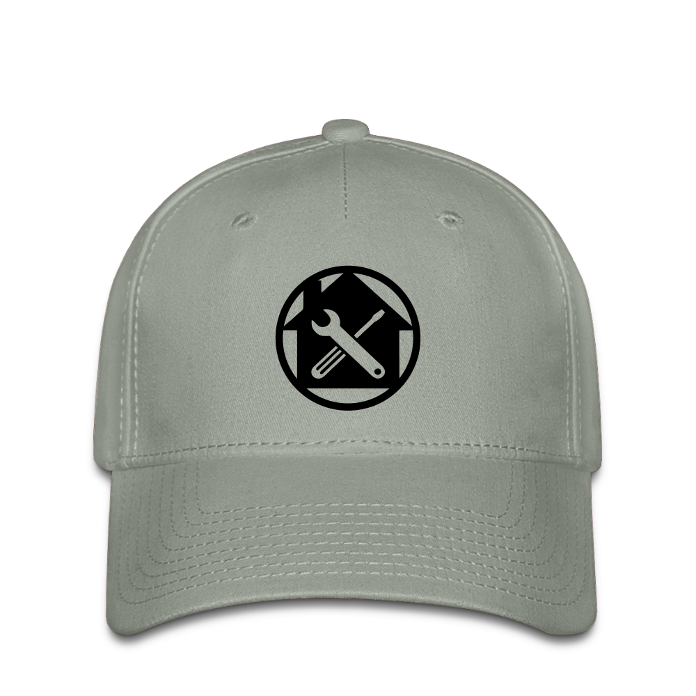 Flexfit Cap "Hausmeister" Grüngrau Flexfit Cap