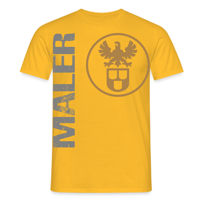 Unisex T-Shirt "Maler" Gelb Männer T-Shirt