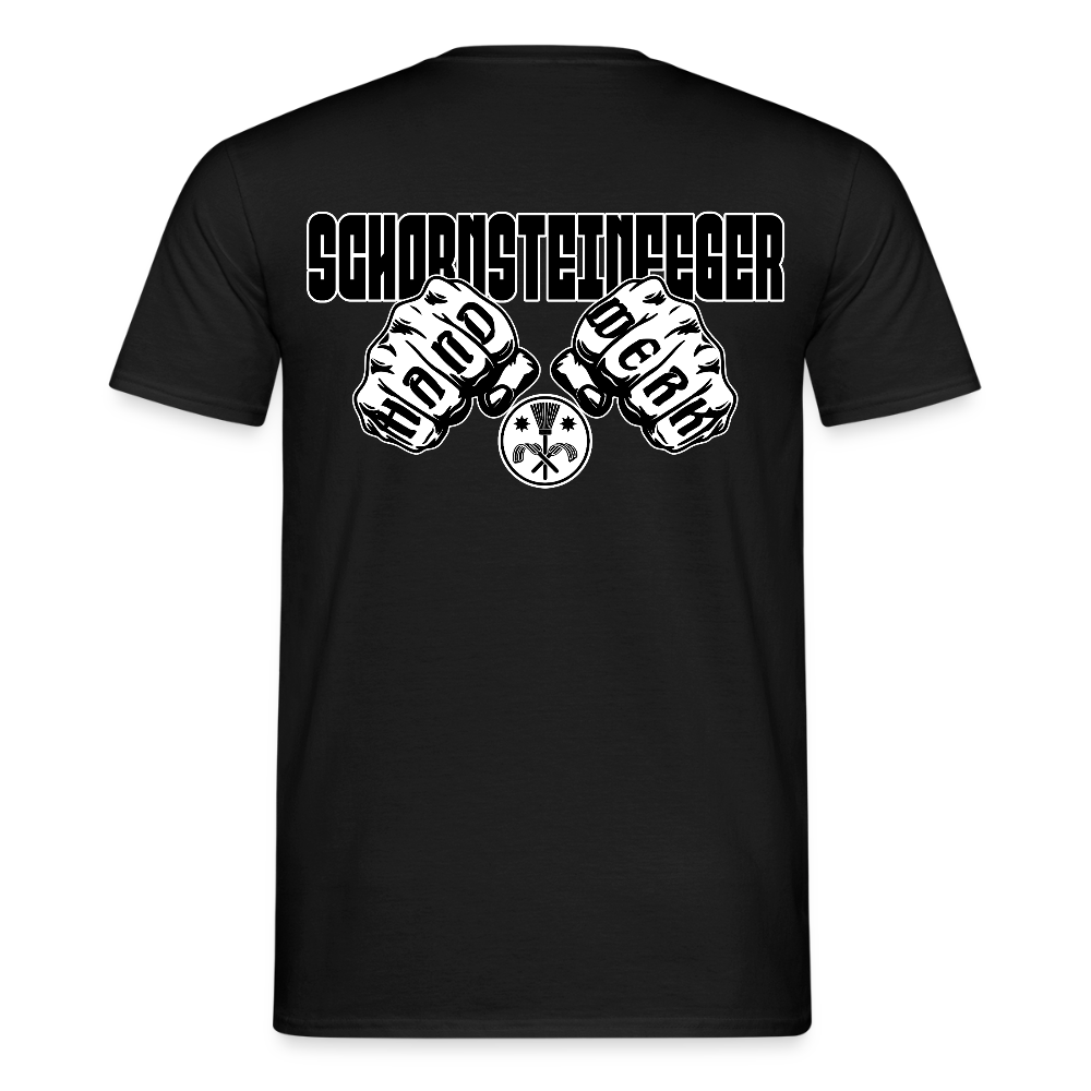 Unisex T-Shirt "Schornsteinfeger" Schwarz Männer T-Shirt