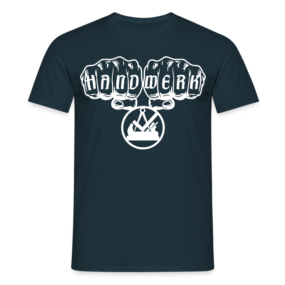 Unisex T-Shirt "Schreiner" Navy Männer T-Shirt