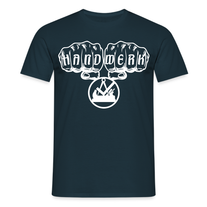 Unisex T-Shirt "Schreiner" Navy Männer T-Shirt