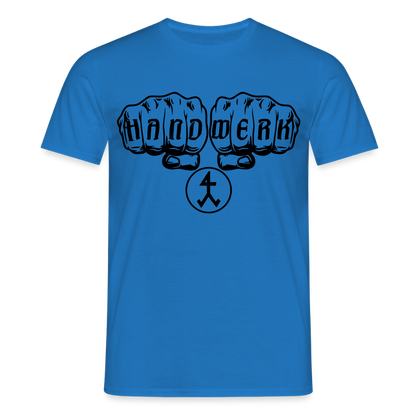 Unisex T-Shirt "Steinmetz" Royalblau Männer T-Shirt