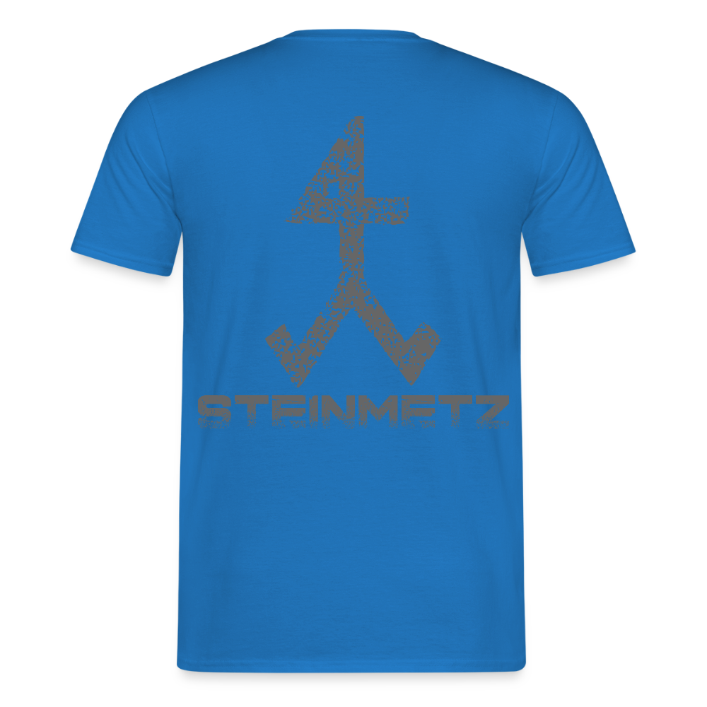 Unisex T-Shirt "Steinmetz" Royalblau Männer T-Shirt