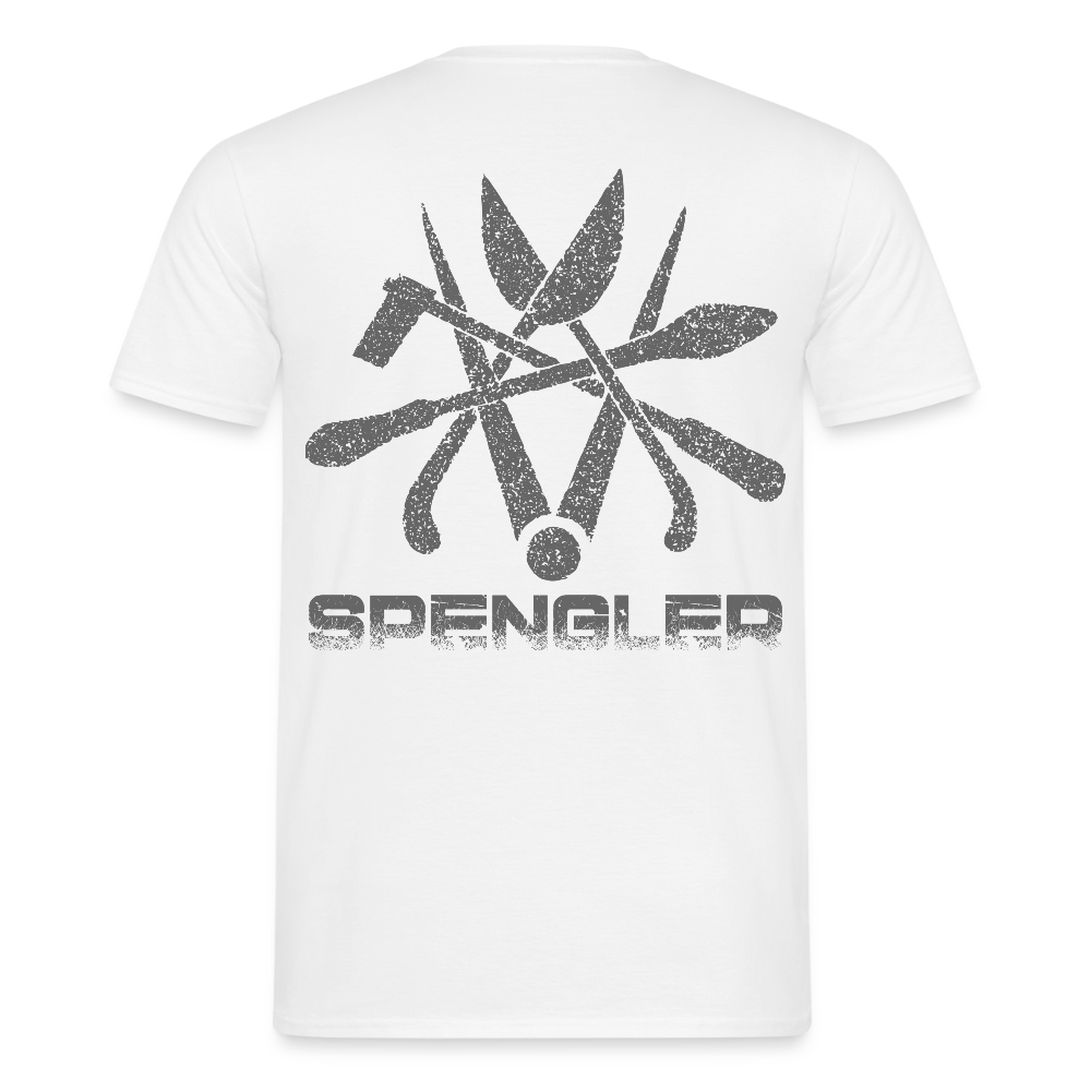 Unisex T-Shirt "Spengler" Weiß Männer T-Shirt