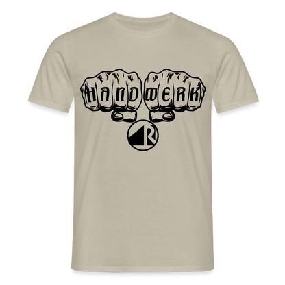 Unisex T-Shirt "Raumausstatter" Sandbeige Männer T-Shirt