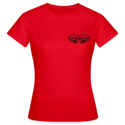 Frauen T-Shirt "Stuckateurin" (beidseitig bedruckt) Frauen T-Shirt