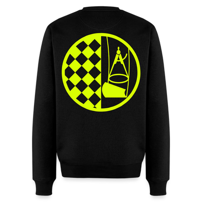 Unisex Premium Pullover "Bodenleger" neongelb Männer Premium Pullover