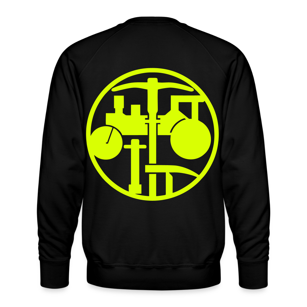 Unisex Premium Pullover "Strassenbauer" neongelb Männer Premium Pullover