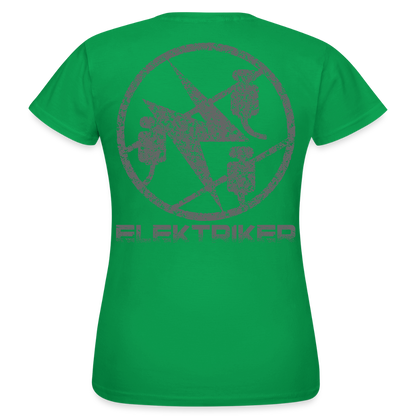 Frauen T-Shirt "Elektriker" Kelly Green Frauen T-Shirt