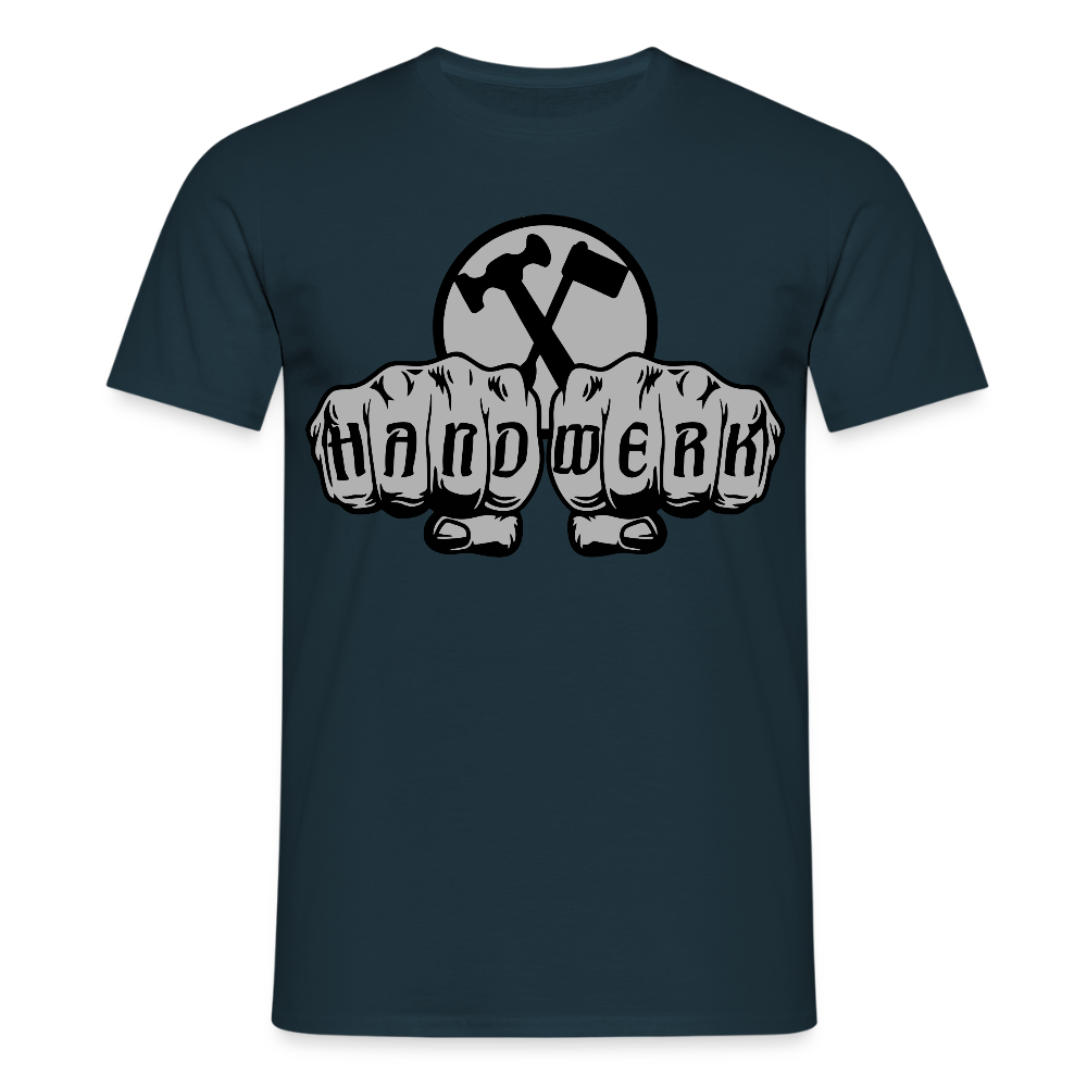 Unisex T-Shirt "Installateur" Navy Männer T-Shirt