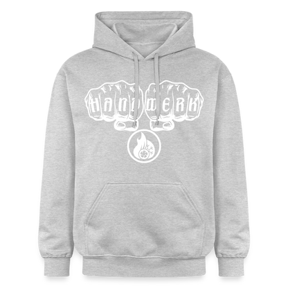 Gildan Unisex Softstyle® "Klimatechniker" Hellgrau meliert Gildan Unisex Softstyle® Midweight Hoodie