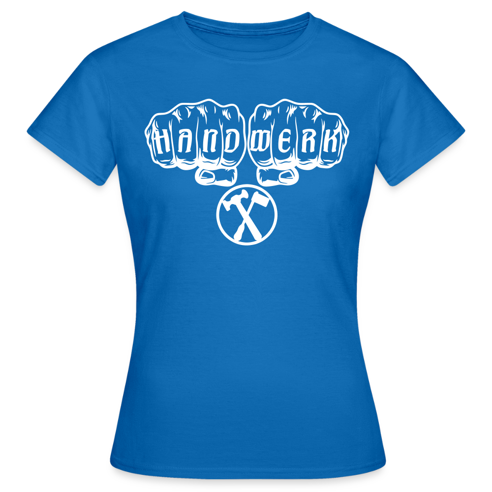 Frauen T-Shirt "Installateur" Royalblau Frauen T-Shirt