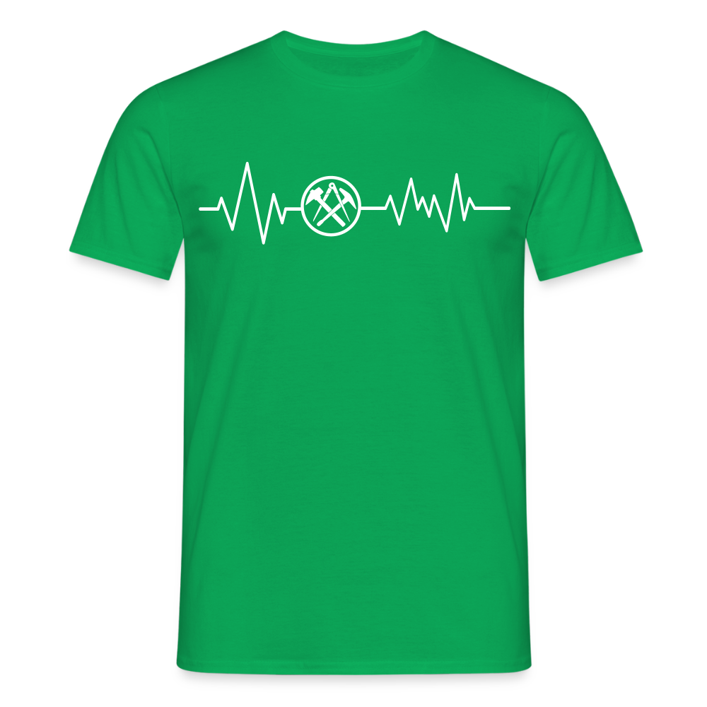 Unisex T-Shirt "Dachdecker" Kelly Green Männer T-Shirt