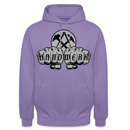 Unisex Hoodie "Dachdecker" Lavendel Unisex Hoodie