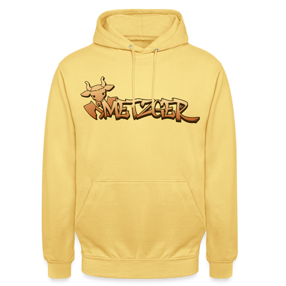 Unisex Hoodie "Metzger" Zitronengelb Unisex Hoodie