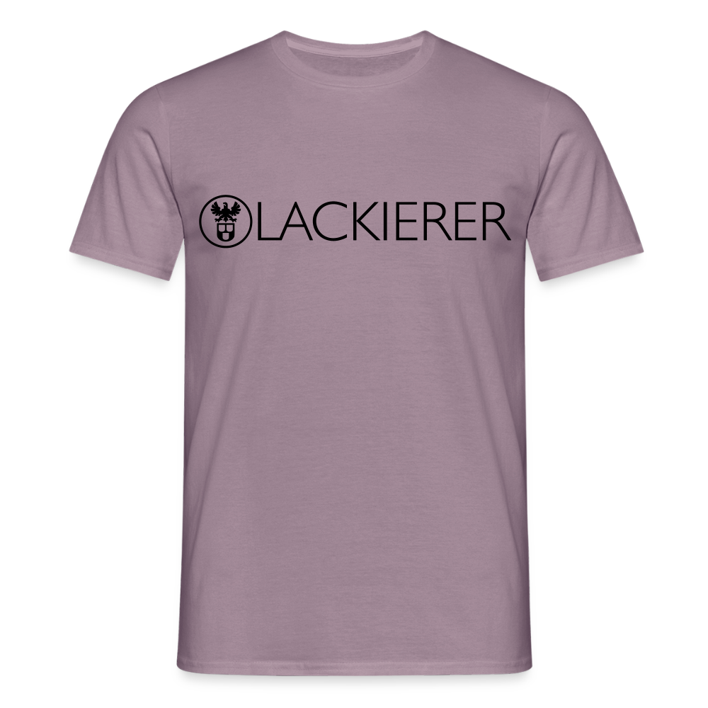 Unisex T-Shirt "Lackierer" Lilagrau Männer T-Shirt