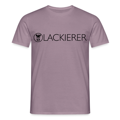 Unisex T-Shirt "Lackierer" Lilagrau Männer T-Shirt