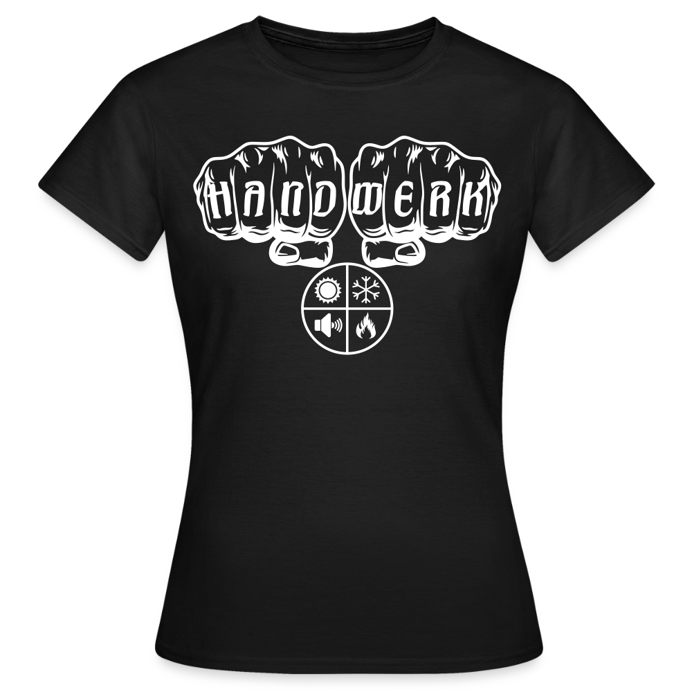 Frauen T-Shirt "Isolierer" Schwarz Frauen T-Shirt