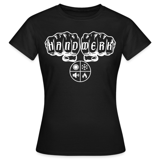Frauen T-Shirt "Isolierer" Schwarz Frauen T-Shirt
