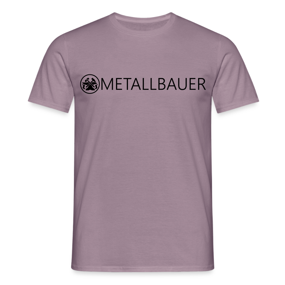 Unisex T-Shirt "Metallbauer" Lilagrau Männer T-Shirt