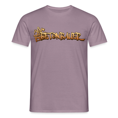 Unisex T-Shirt "Betonbauer" Lilagrau Männer T-Shirt