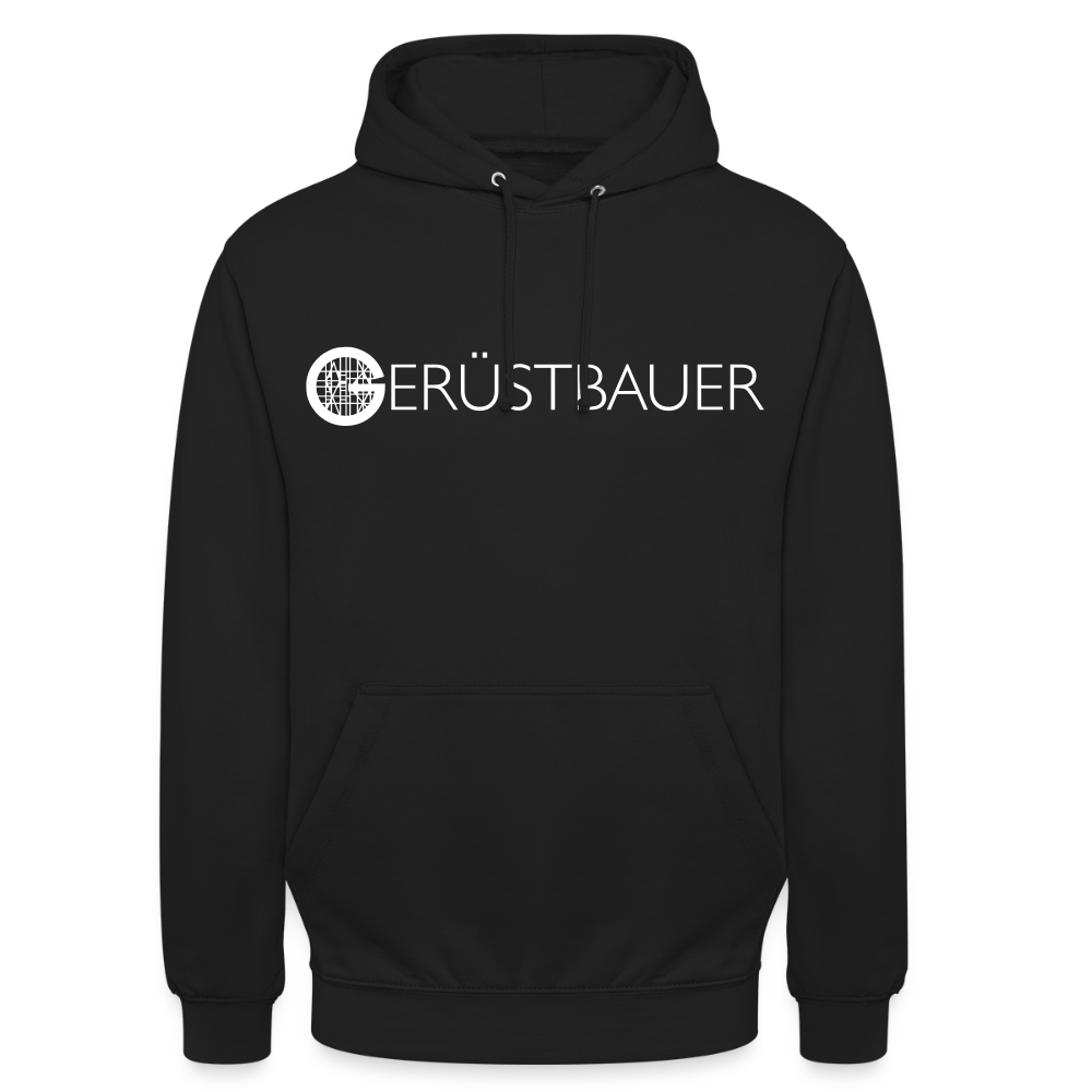 Unisex Hoodie "Gerüstbauer" - Schwarz