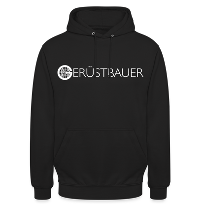 Unisex Hoodie "Gerüstbauer" Schwarz Unisex Hoodie