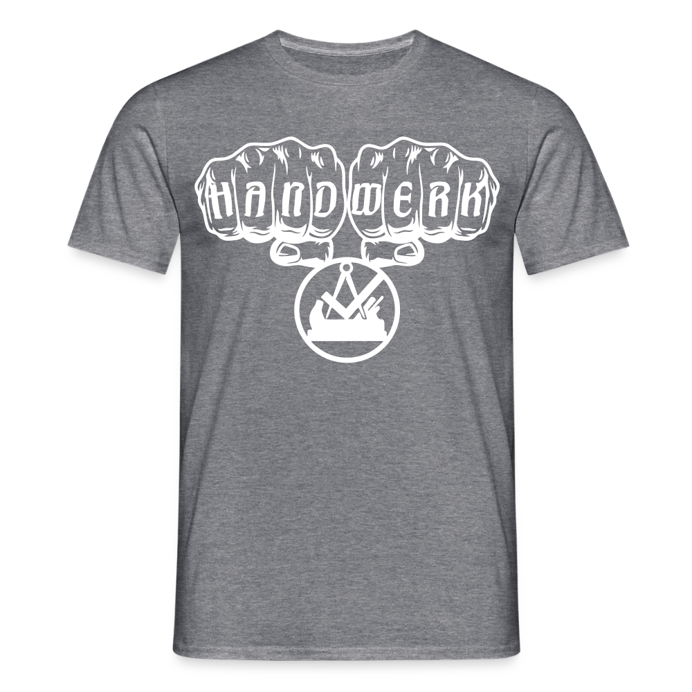 Unisex T-Shirt "Schreiner" Graphit meliert Männer T-Shirt