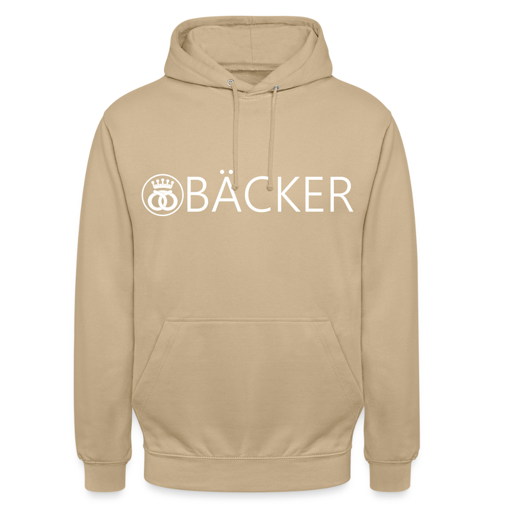 Unisex Hoodie "Bäcker" Beige Unisex Hoodie