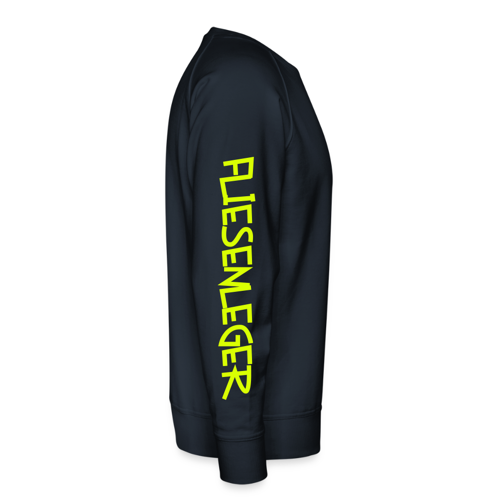 Unisex Premium Pullover "Fliesenleger" neongelb Männer Premium Pullover