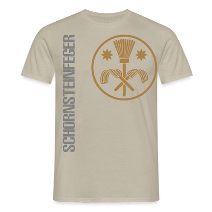 Unisex T-Shirt "Schornsteinfeger" Sandbeige Männer T-Shirt
